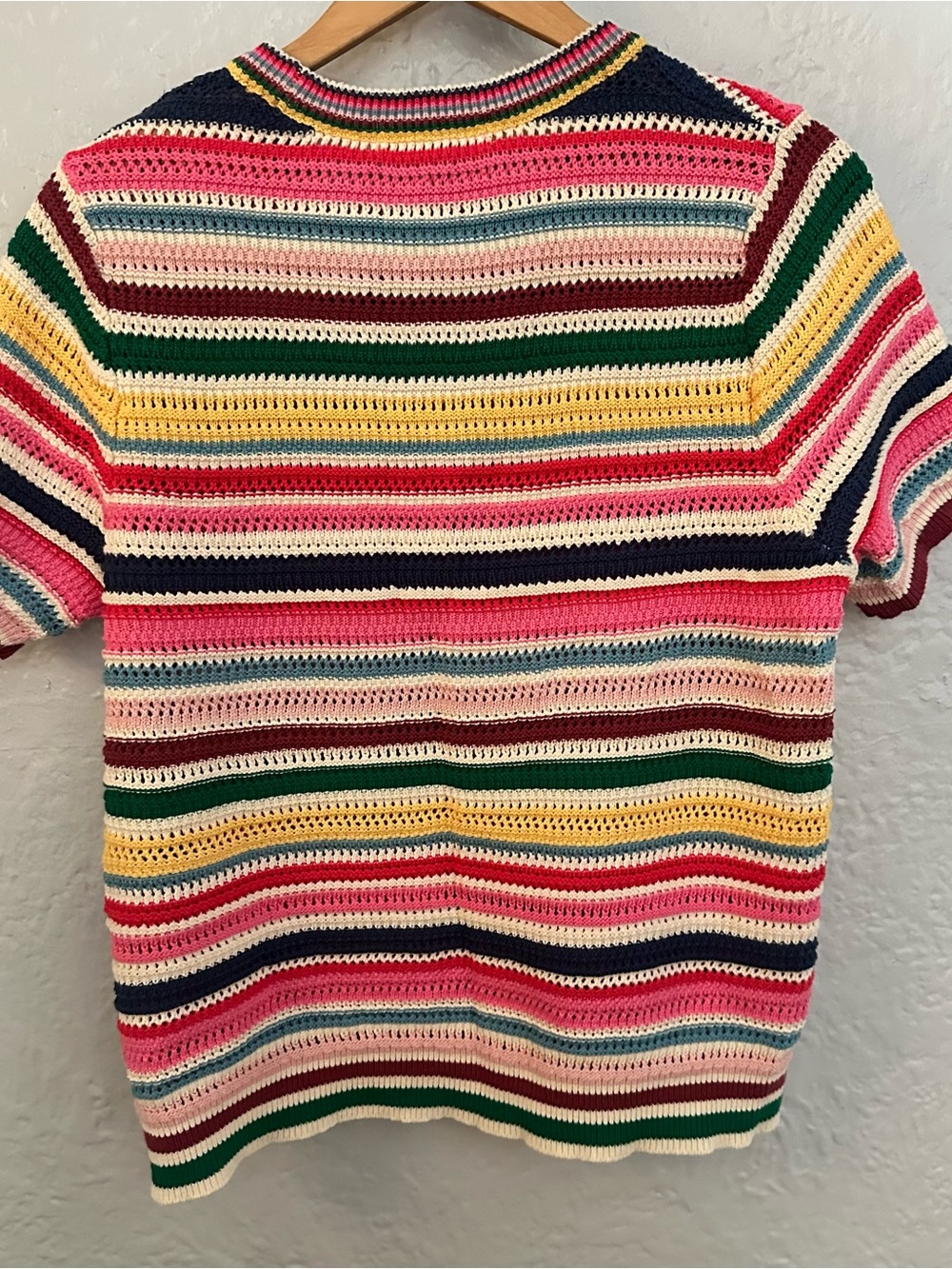 Stripe Open Stitch Cotton
Sweater - Picture 11 of 13